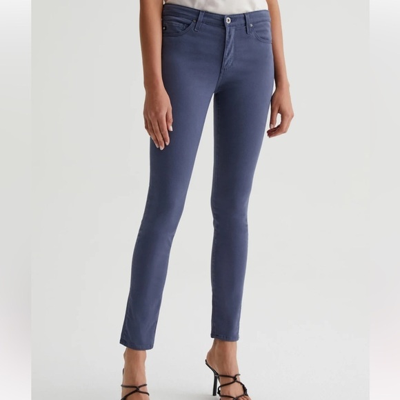 NEW Adriano Goldschmied (AG) l Prima Blue-gray Ankle Jeans Size 31 NWT - Picture 6 of 7